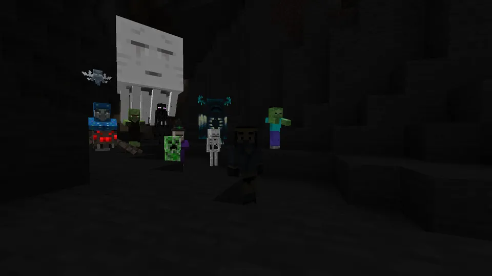 Emissive mobs — Minecraft resurs pak, rasm 3