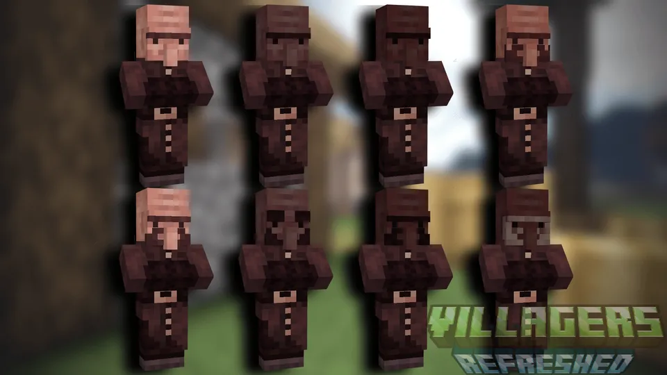 Villagers Refreshed — Minecraft resurs pak, rasm 4
