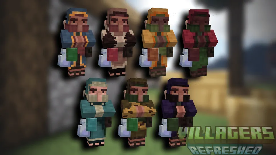 Villagers Refreshed — Minecraft resurs pak, rasm 5