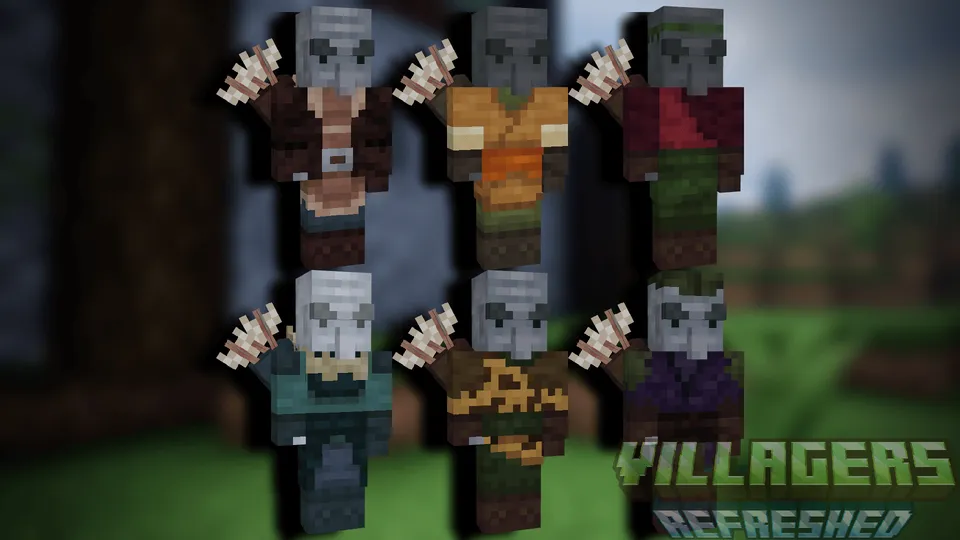 Villagers Refreshed — Minecraft resurs pak, rasm 8