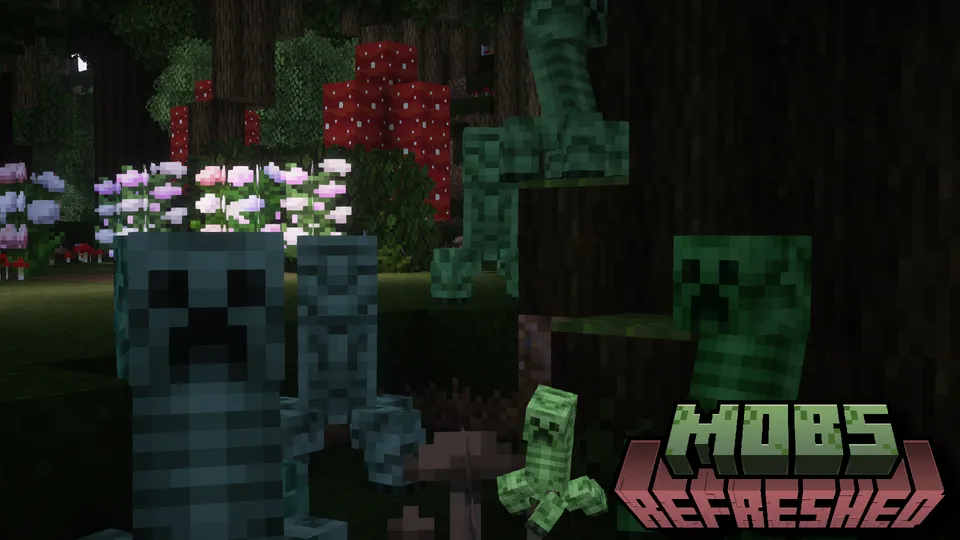 Mobs Refreshed — Minecraft resurs pak, rasm 2