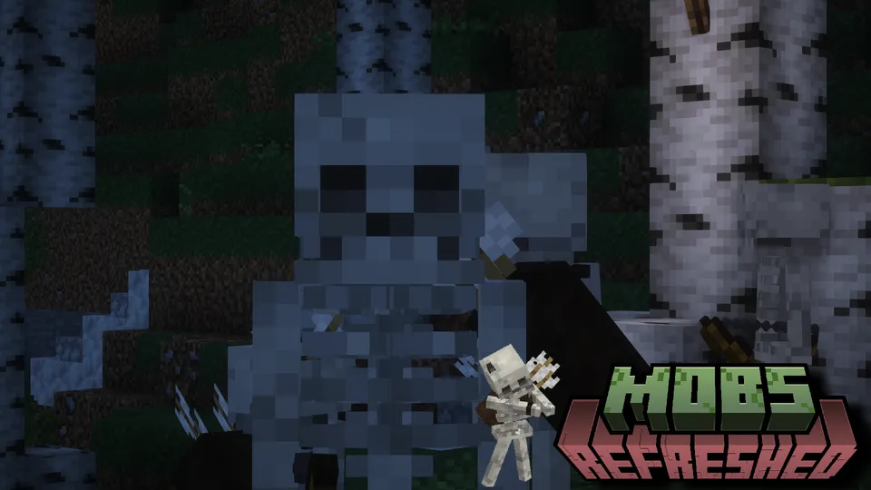 Mobs Refreshed — Minecraft resurs pak, rasm 3