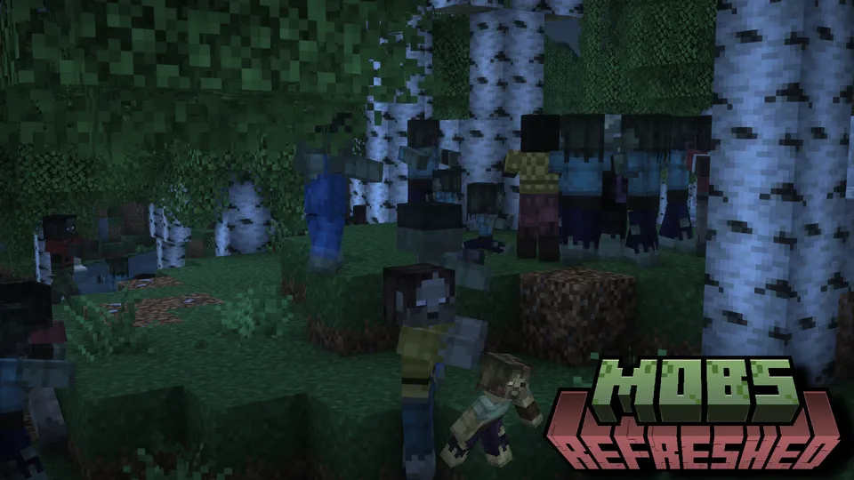 Mobs Refreshed — Minecraft resurs pak, rasm 4