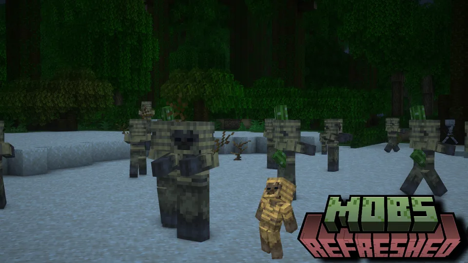 Mobs Refreshed — Minecraft resurs pak, rasm 7