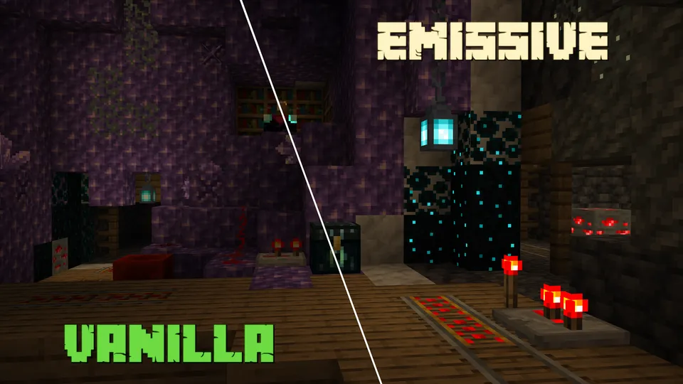 Vanilla Emissive — Minecraft resurs pak, rasm 3