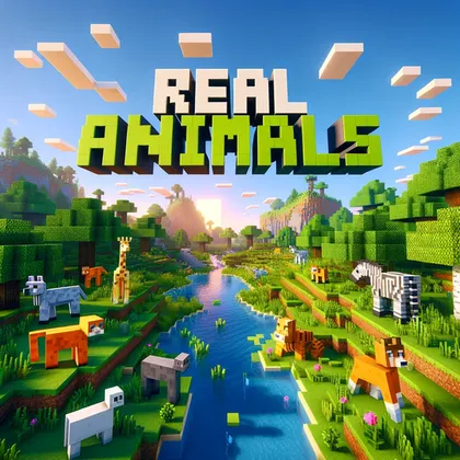 RealAnimals — Minecraft resurs pak, rasm 1