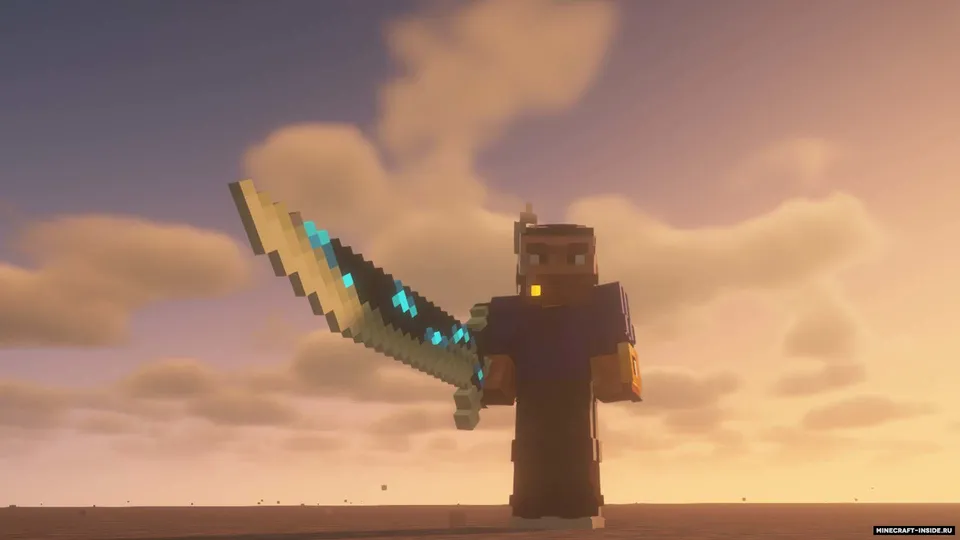 Skulk-uch tishli nayza — Minecraft resurs pak, rasm 2