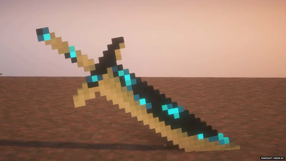 Skulk-uch tishli nayza — Minecraft resurs pak, rasm 4