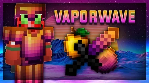 Vaporwave 16x — Minecraft resurs pak, rasm 1