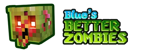 Blue's Better Zombies — Minecraft resurs pak, rasm 1