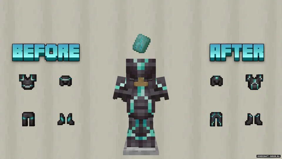 Trims Item Fix — Minecraft resurs pak, rasm 3