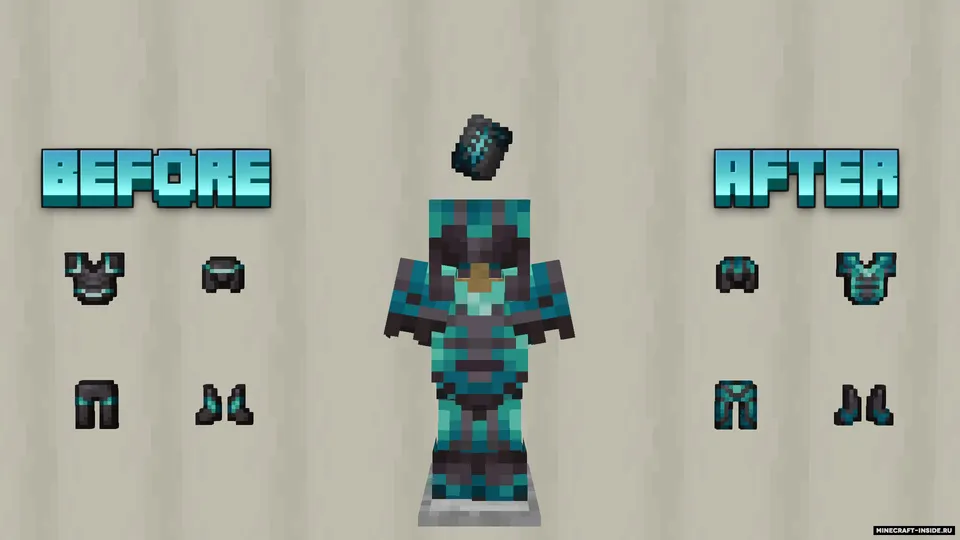 Trims Item Fix — Minecraft resurs pak, rasm 4