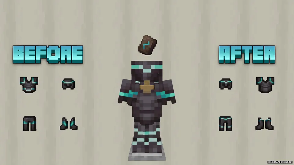Trims Item Fix — Minecraft resurs pak, rasm 7