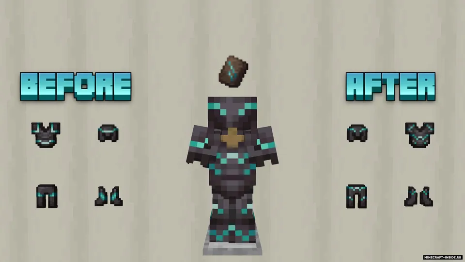 Trims Item Fix — Minecraft resurs pak, rasm 8