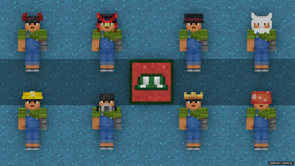 Fashion Helmets — Minecraft resurs pak, rasm 2