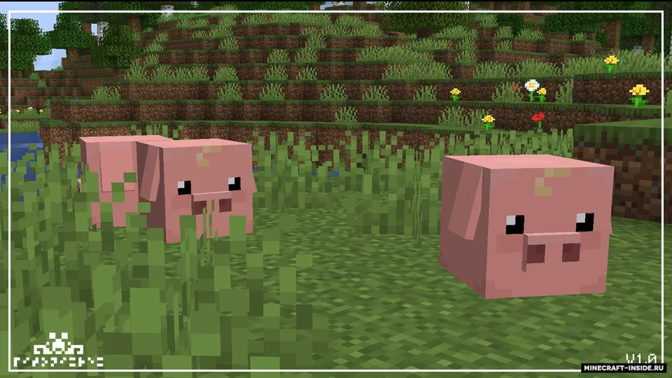 Cubic Animals — Minecraft resurs pak, rasm 2