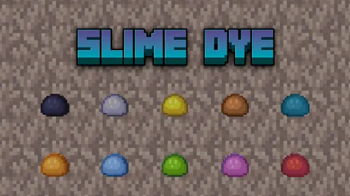 Slime Dye — Minecraft resurs pak, rasm 1