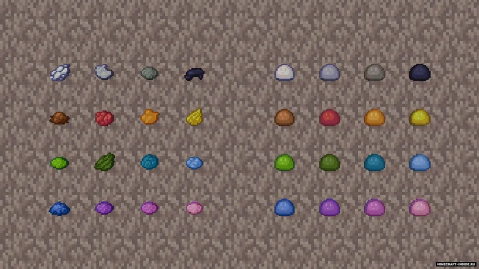 Slime Dye — Minecraft resurs pak, rasm 2