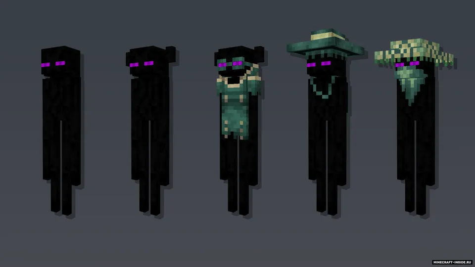 Better Endermen — Minecraft resurs pak, rasm 2