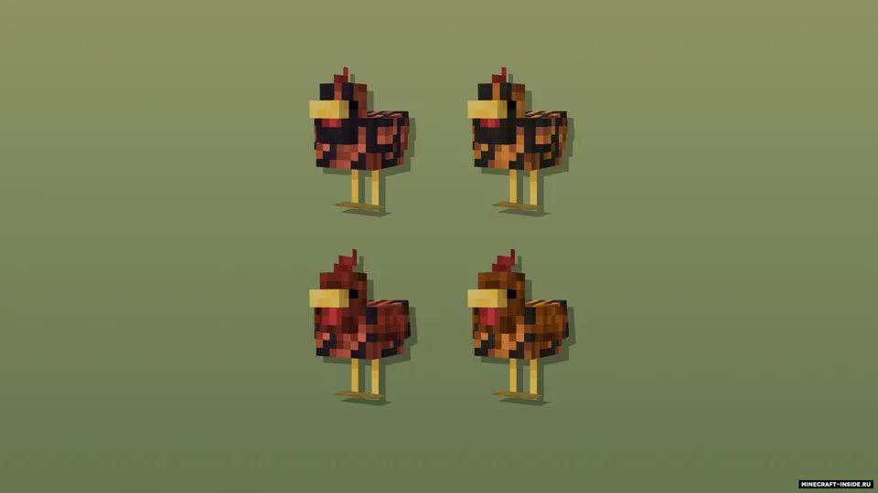 Cluckier Chickens — Minecraft resurs pak, rasm 6