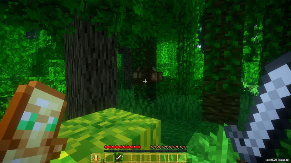 Bamboo Hotbar — Minecraft resurs pak, rasm 2