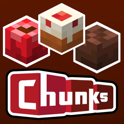 Chunks Food Replacer — Minecraft resurs pak, rasm 1