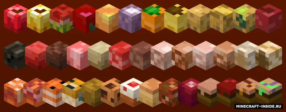 Chunks Food Replacer — Minecraft resurs pak, rasm 2