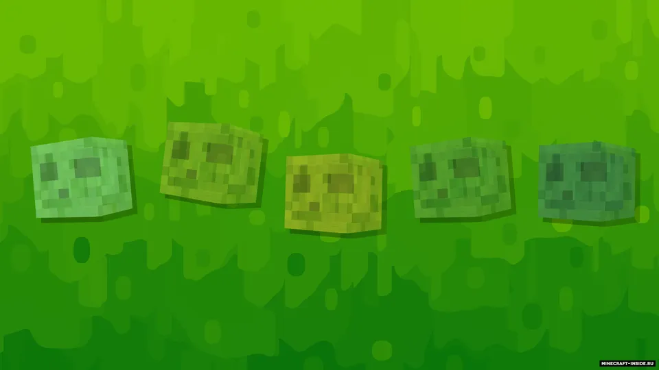 Sludgy Slimes — Minecraft resurs pak, rasm 2
