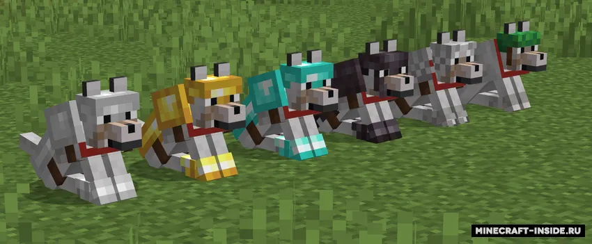 Cosmetic Wolf Armor — Minecraft resurs pak, rasm 2