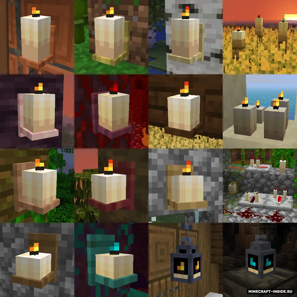 Candles — Minecraft resurs pak, rasm 3