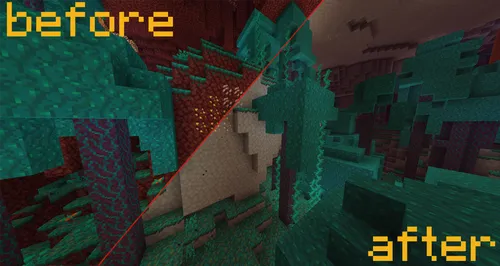 No more red nether — Minecraft resurs pak, rasm 1