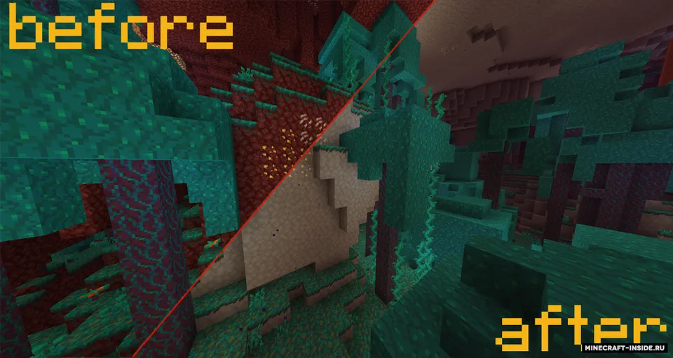 No more red nether — Minecraft resurs pak, rasm 4