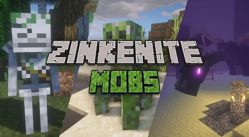 Zinkenite Mobs — Minecraft resurs pak, rasm 1