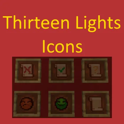 The Thirteen Flames: Icons — Minecraft resurs pak, rasm 1