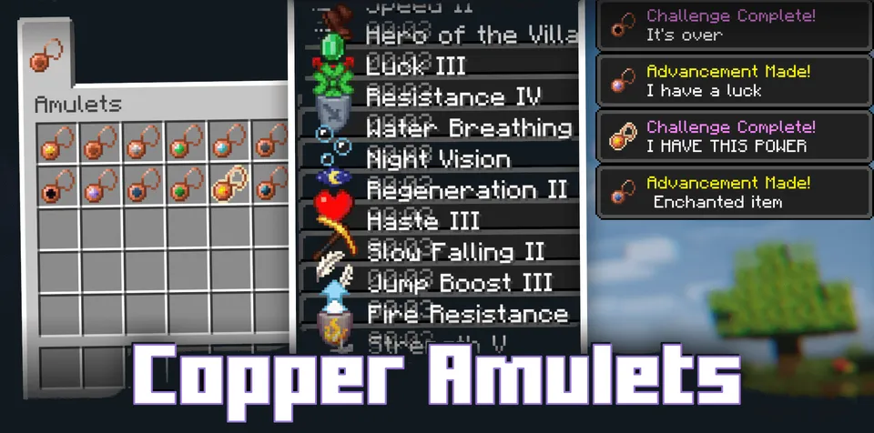 Copper Amulets — Minecraft mod, rasm 2