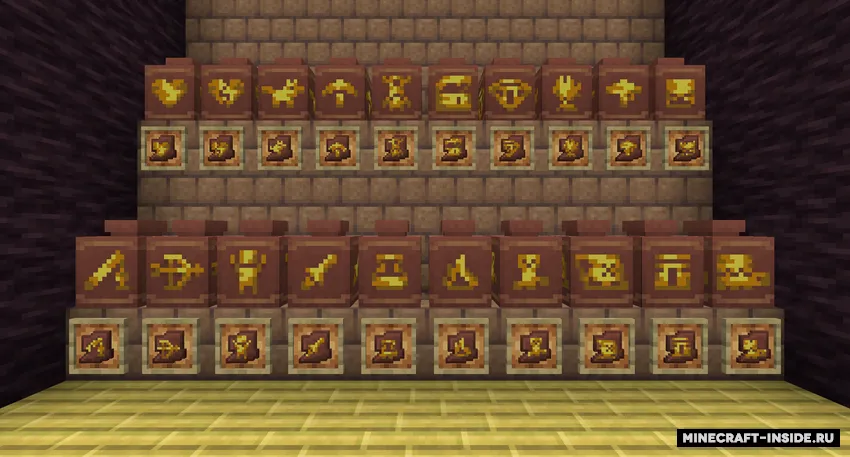 Gilded Sherds — Minecraft resurs pak, rasm 2