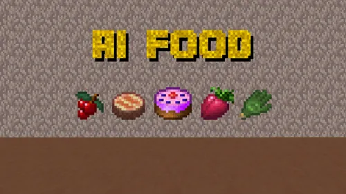 AI Food — Minecraft resurs pak, rasm 1