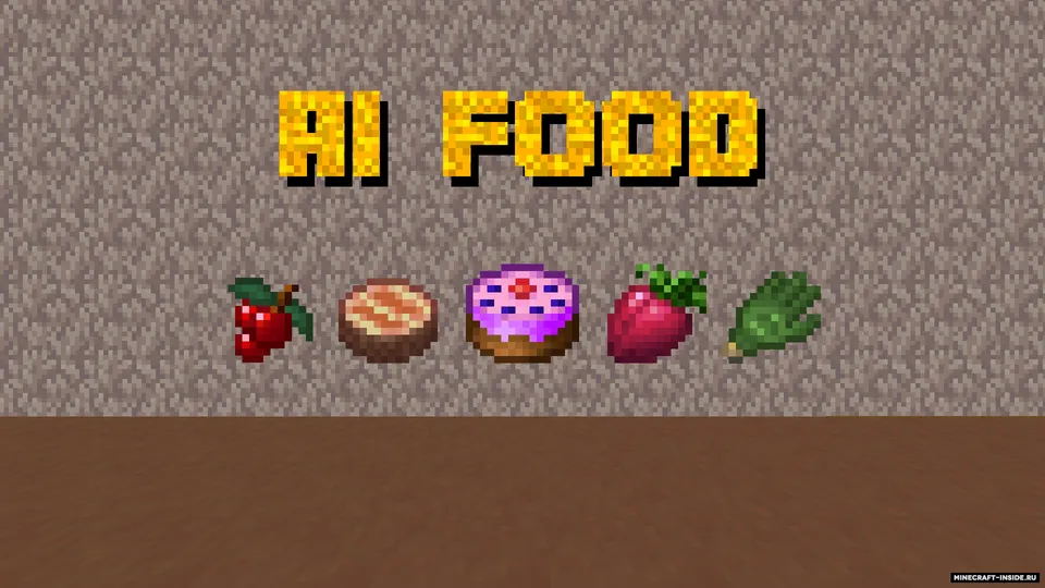 AI Food — Minecraft resurs pak, rasm 4