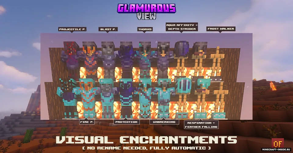 Glamurous View — Minecraft resurs pak, rasm 6