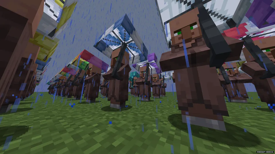 Umbrella Villagers — Minecraft resurs pak, rasm 5