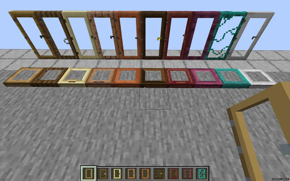 See Through Doors — Minecraft resurs pak, rasm 2
