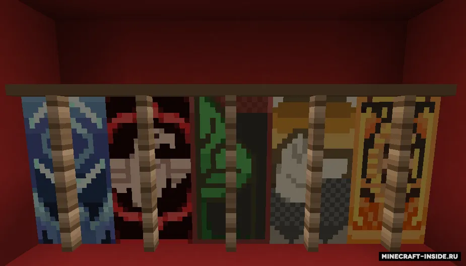 Voice of Time: Flags guilds — Minecraft resurs pak, rasm 3