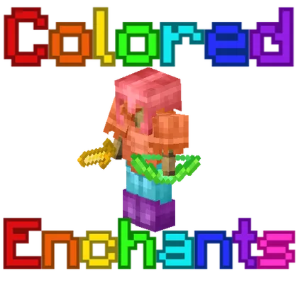 Colored Enchants — Minecraft resurs pak, rasm 1