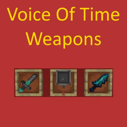 Voice of Time: Weapons — Minecraft resurs pak, rasm 1