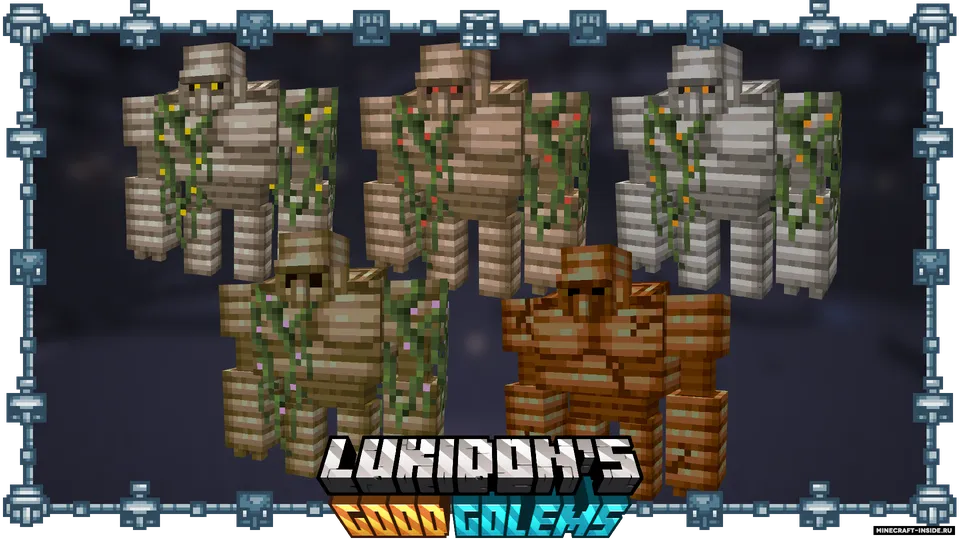 Golems Refreshed (Good Golems) — Minecraft resurs pak, rasm 2