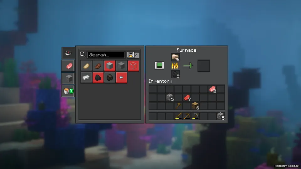 Ore UI's Style Interface — Minecraft resurs pak, rasm 5