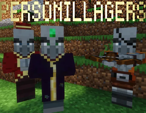 Personillagers — Minecraft resurs pak, rasm 1