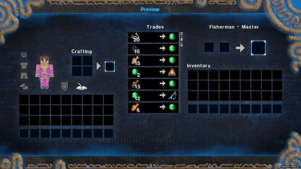 BOTW GUI — Minecraft resurs pak, rasm 2