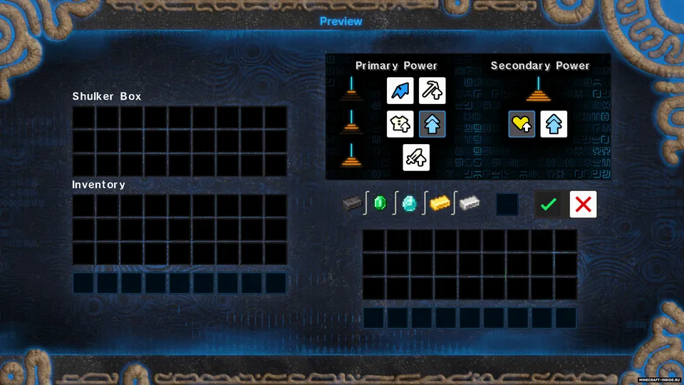 BOTW GUI — Minecraft resurs pak, rasm 4