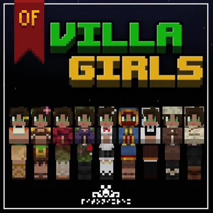 Villagirls — Minecraft resurs pak, rasm 1